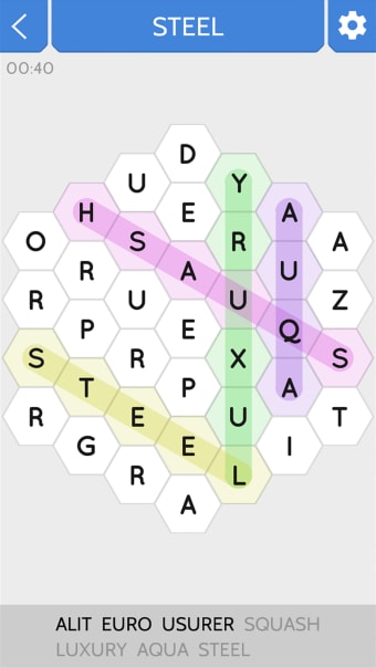 Word Search Hexagons
