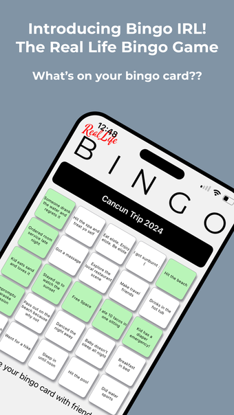 Bingo IRL - Real Life Bingo