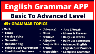 Spoken English Grammar app