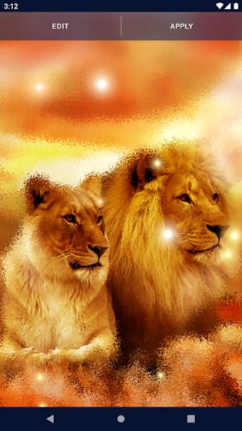 Brave Lion Live Wallpaper