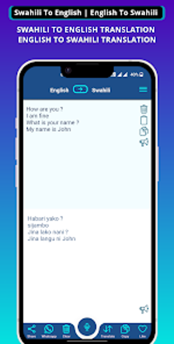 Swahili - English Translator