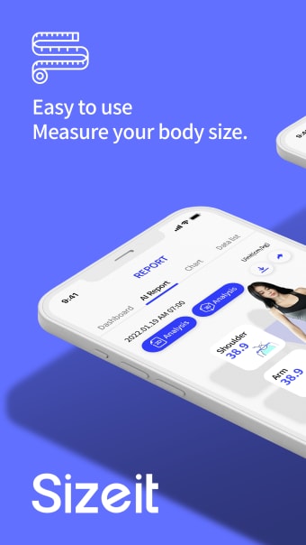 사이즈잇 - 신체사이즈 측정 다이어트 눈바디 앱