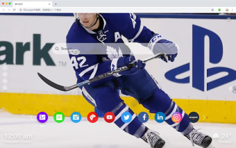 NHL Hockey New Tab Page HD Sports Themes