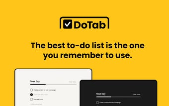 DoTab: The Minimalist New Tab To-Do List