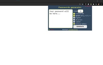 Password generator