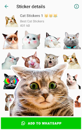 Cat Stickers for WhatsApp