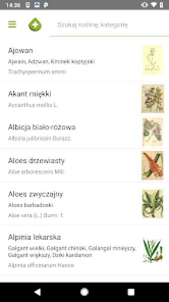 Rośliny lecznicze - atlas