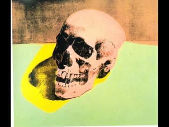 Andy Warhol Skull Desktop