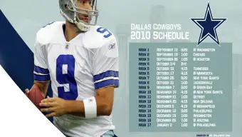 2010 Dallas Cowboys Schedule Wallpaper