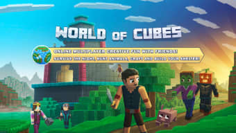 World of Cubes Survival Craft Multiplayer