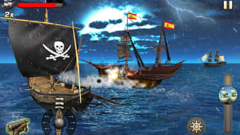 Caribbean Sea Pirate War 3D Ou