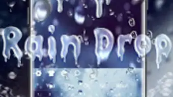3D Falling Raindrop Keyboard