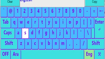 Arabic and English Keyboard