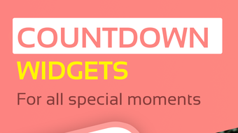 Countdown widget  timer 321