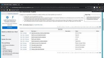 Salesforce WFR Toggle Activation