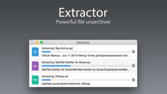 Extractor - Unarchive RAR, Zip, Tar, 7z & Bzip2 files