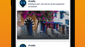 dropBy - Dont Miss Out