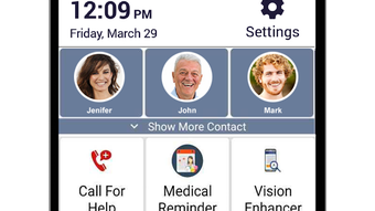 Senior Safety Phone - Big Icons Launcher