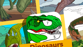 Dinosaur Coloring Book  Encyclopedia for Kids