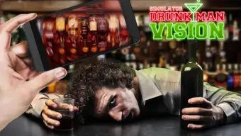Vision drunk man - prank filter camera simulator