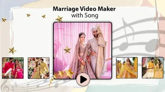 Marriage video maker with song