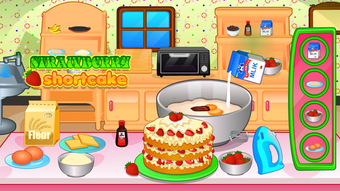 Cooking strawberry short cake