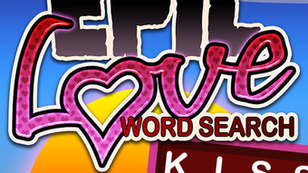 Epic Love Word Search - huge Valentines word game