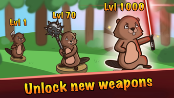 Beaver with Axe: Idle Clicker