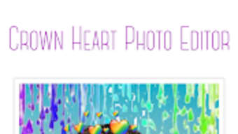 Crown Heart Photo Editor
