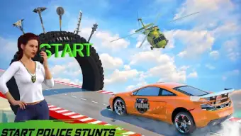 Police Mega Ramp: Car Games