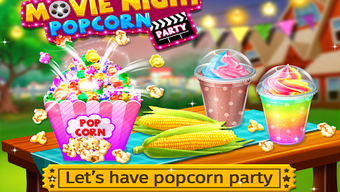 Movie Night Popcorn Party