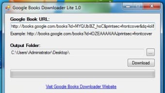 Google Books Downloader Lite