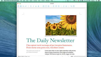 Word Writer for Microsoft and Open Office Formats