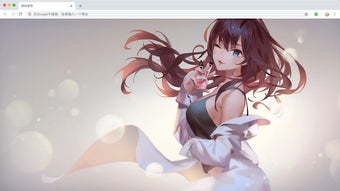 Beautiful and beautiful anime beauty New Tab