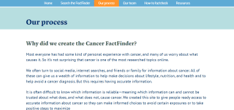 Cancer FactFinder