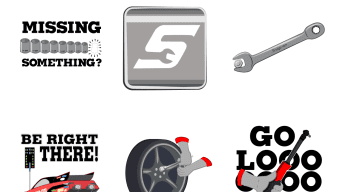 Snap-on Stickers