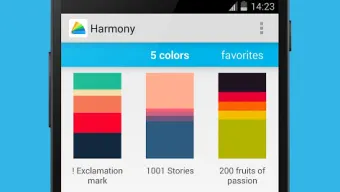 Colored backgrounds: Harmony