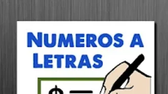 Numeros a Letras para Cheques