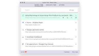 Clutter Free - Prevent duplicate tabs