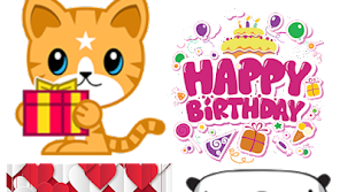 stickers happy birthday