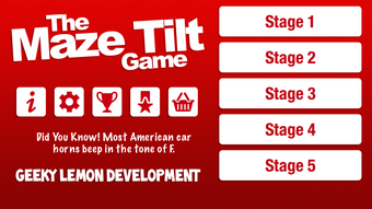 The Maze Tilt Game