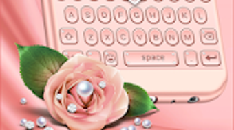 Rose Gold keyboard for phone 8