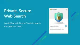Microsoft Bing InPrivate