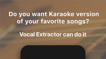 Vocal Extractor -Karaoke maker