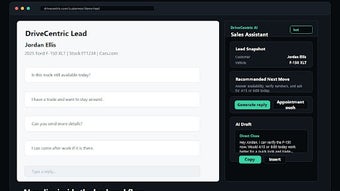 DriveCentric AI Sales Assistant for Google Chrome - Extension Download