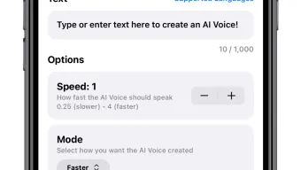 AI Text To Speech: Voice Over