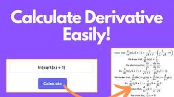 Derivative Calculator