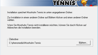 Moorhuhn Tennis