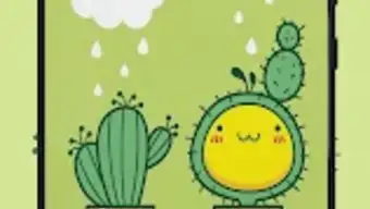 Cactus Wallpaper  Cute Backgr
