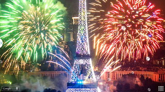 Eiffel Tower Fireworks